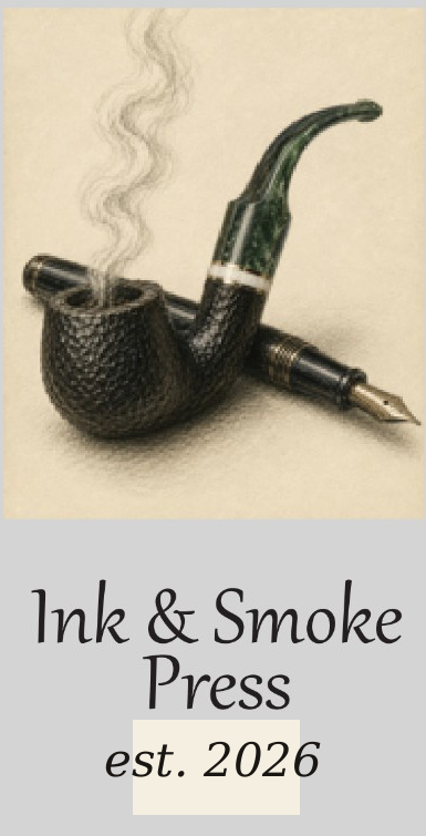 Ink & Smoke Press logo, established 2026