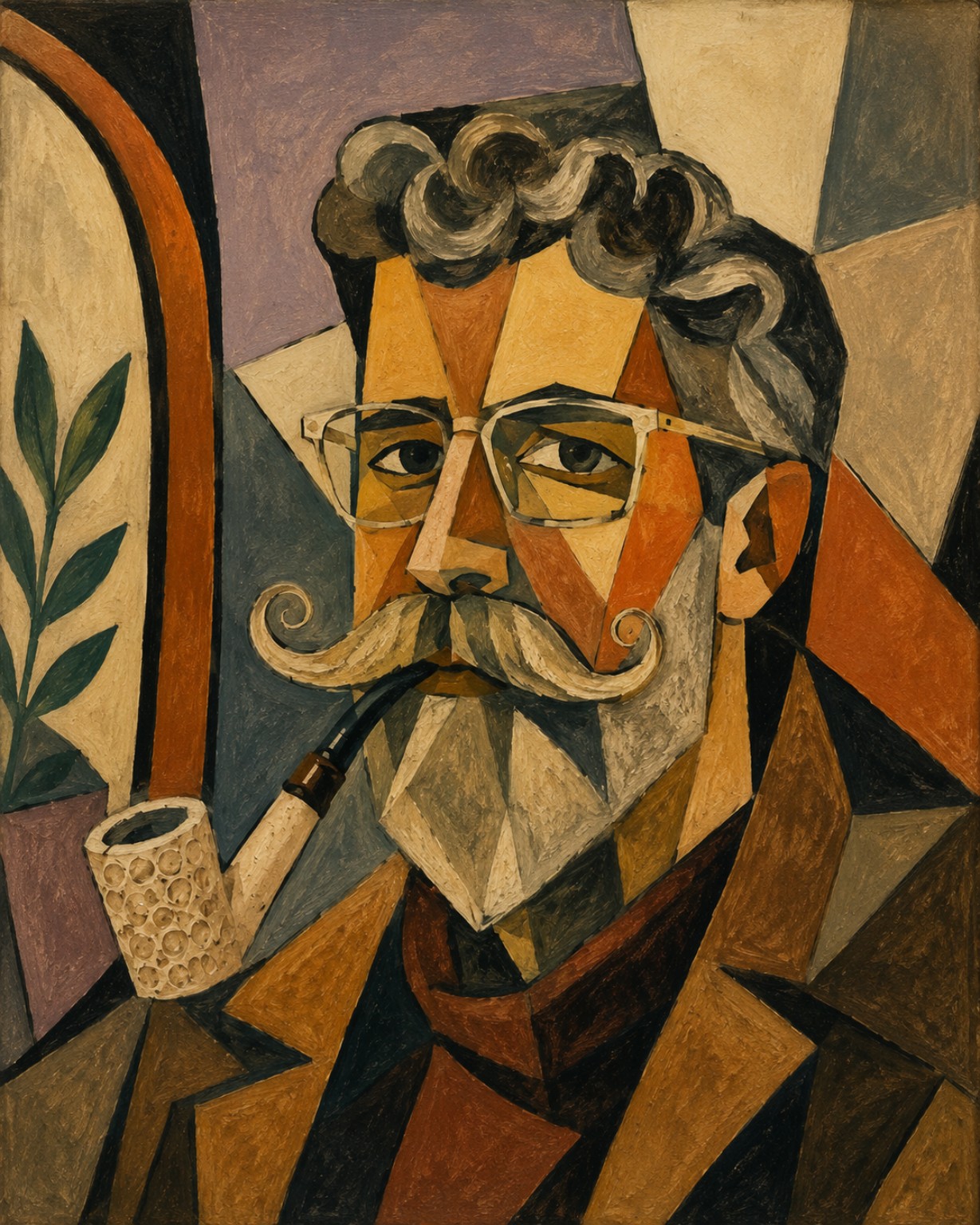 Artistic portrait of G. White