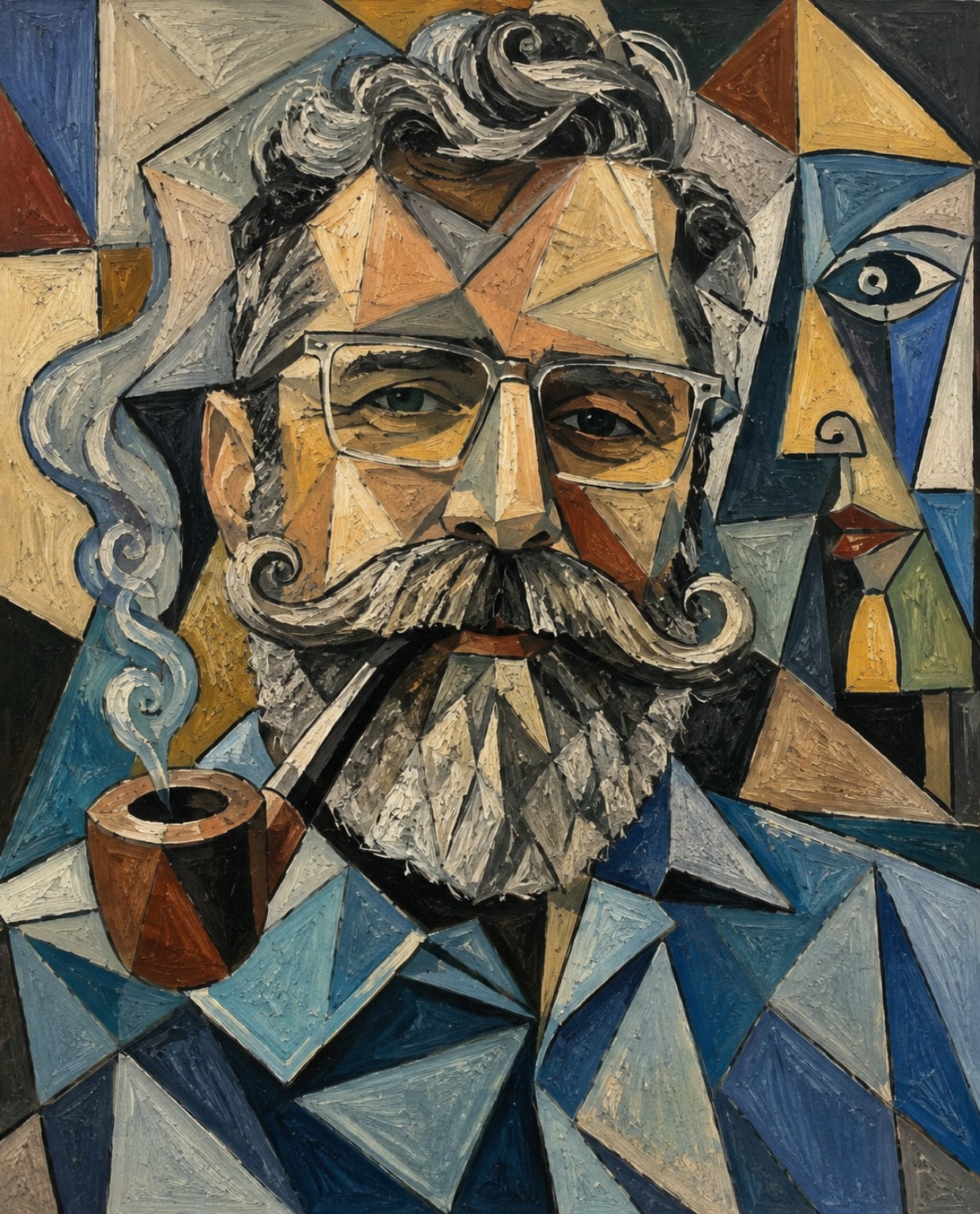 Artistic portrait of G. White