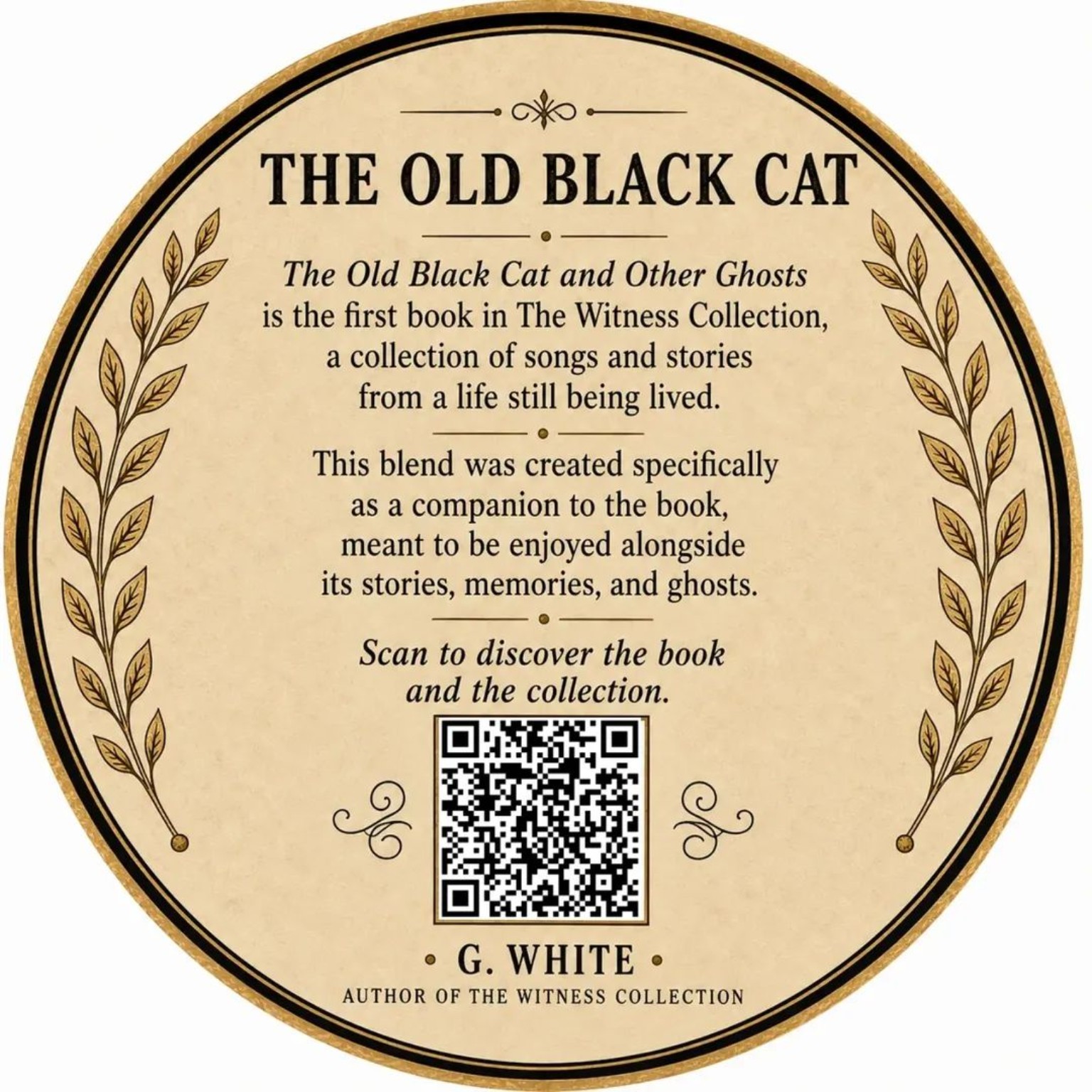 The Old Black Cat Custom Blend #11 back