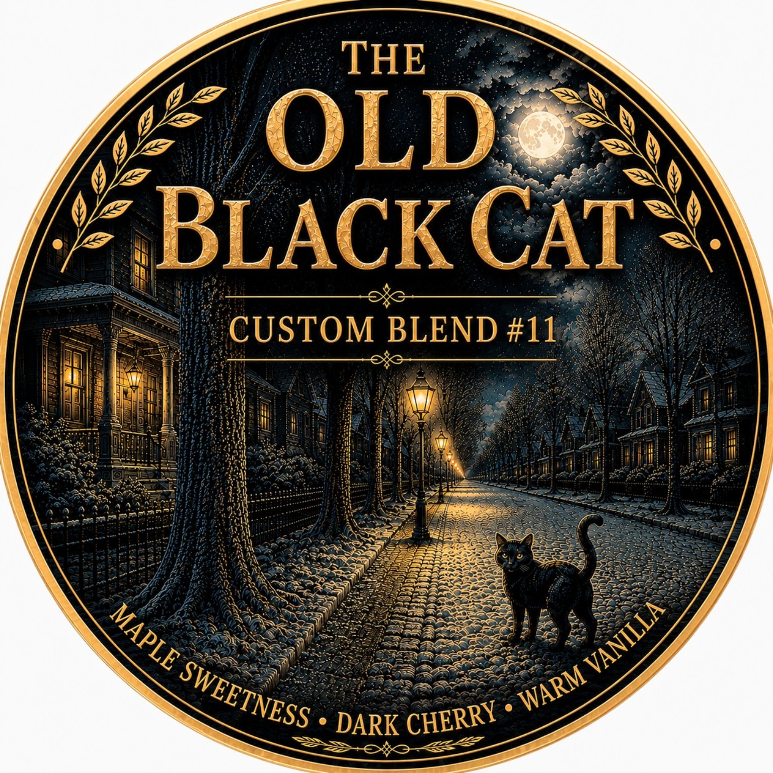 The Old Black Cat Custom Blend #11 front